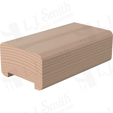 L.J. Smith Plowed Handrail · LJ-6001-16-M — stair parts selection with LeviArs Design & Remodeling
