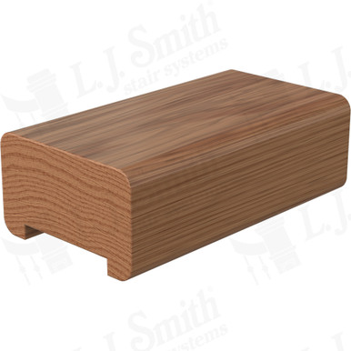 L.J. Smith Plowed Handrail · LJ-6001-16-WO — stair parts selection with LeviArs Design & Remodeling