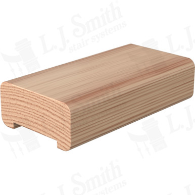 L.J. Smith Plowed Handrail · LJ-6001C-16-H — stair parts selection with LeviArs Design & Remodeling