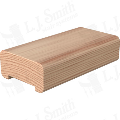 L.J. Smith Plowed Handrail · LJ-6001C-18-H — stair parts selection with LeviArs Design & Remodeling