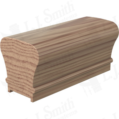 L.J. Smith Plowed Handrail · LJ-6010P-10-HK — stair parts selection with LeviArs Design & Remodeling