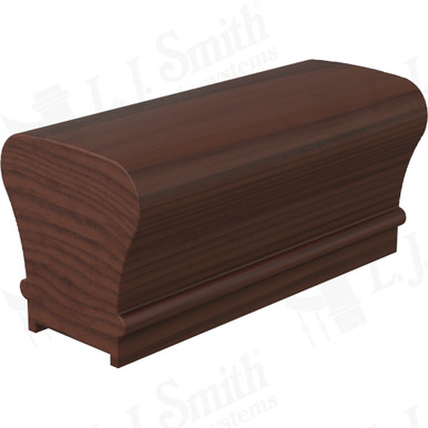 L.J. Smith Plowed Handrail · LJ-6010P-10-W — stair parts selection with LeviArs Design & Remodeling