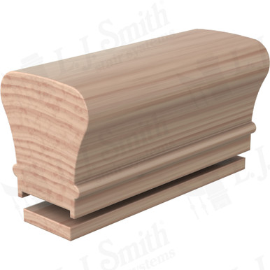 L.J. Smith Plowed Handrail · LJ-6010P/6000F-10-B — stair parts selection with LeviArs Design & Remodeling