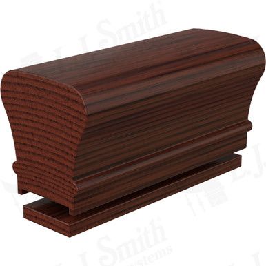 L.J. Smith Plowed Handrail · LJ-6010P/6000F-10-MH — stair parts selection with LeviArs Design & Remodeling