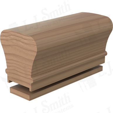 L.J. Smith Plowed Handrail · LJ-6010P/6000F-10-P — stair parts selection with LeviArs Design & Remodeling