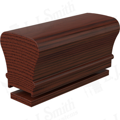 L.J. Smith Plowed Handrail · LJ-6010P/6000F-12-MH — stair parts selection with LeviArs Design & Remodeling