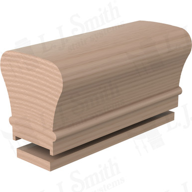L.J. Smith Plowed Handrail · LJ-6010P/6000F-20-M — stair parts selection with LeviArs Design & Remodeling