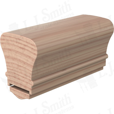 L.J. Smith Plowed Handrail · LJ-6010P/6050-08-B — stair parts selection with LeviArs Design & Remodeling