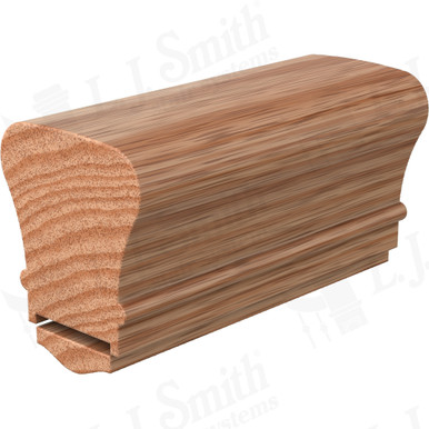 L.J. Smith Plowed Handrail · LJ-6010P/6050-08-O — stair parts selection with LeviArs Design & Remodeling