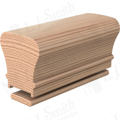 L.J. Smith Plowed Handrail · LJ-6010P/6050-10-H — stair parts selection with LeviArs Design & Remodeling