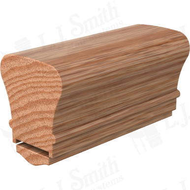 L.J. Smith Plowed Handrail · LJ-6010P/6050-12-O — stair parts selection with LeviArs Design & Remodeling