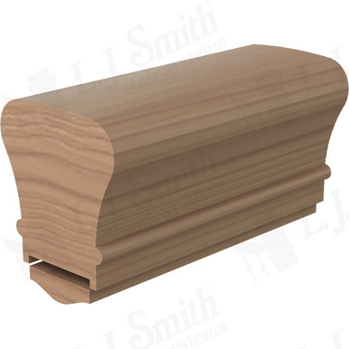 L.J. Smith Plowed Handrail · LJ-6010P/6050-14-P — stair parts selection with LeviArs Design & Remodeling