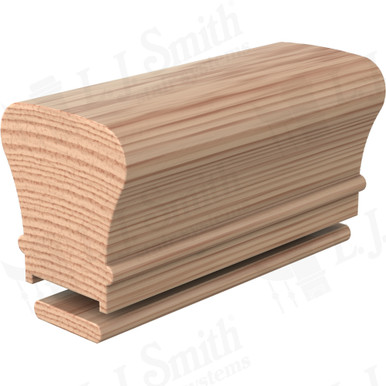 L.J. Smith Plowed Handrail · LJ-6010P/6050-16-H — stair parts selection with LeviArs Design & Remodeling