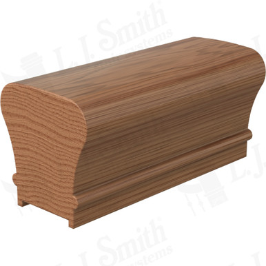 L.J. Smith Plowed Handrail · LJ-6010PC-12-WO — stair parts selection with LeviArs Design & Remodeling