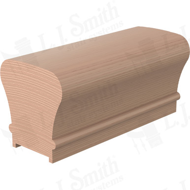 L.J. Smith Plowed Handrail · LJ-6010PC-13-HM — stair parts selection with LeviArs Design & Remodeling