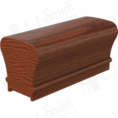 L.J. Smith Plowed Handrail · LJ-6010PFJ1-BRZC — stair parts selection with LeviArs Design & Remodeling