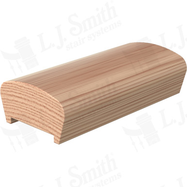 L.J. Smith Plowed Handrail · LJ-6042P-10-H — stair parts selection with LeviArs Design & Remodeling