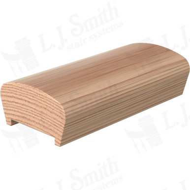 L.J. Smith Plowed Handrail · LJ-6042P-14-H — stair parts selection with LeviArs Design & Remodeling