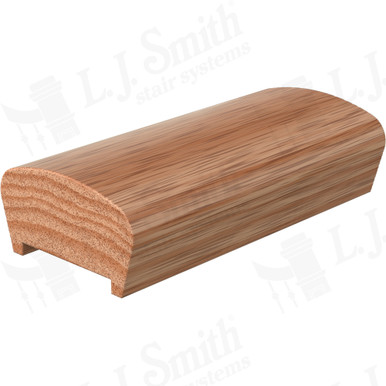 L.J. Smith Plowed Handrail · LJ-6042P-14-O — stair parts selection with LeviArs Design & Remodeling