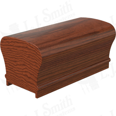 L.J. Smith Plowed Handrail · LJ-6210P-08-BRZC — stair parts selection with LeviArs Design & Remodeling