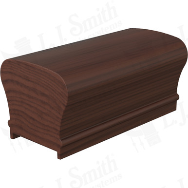 L.J. Smith Plowed Handrail · LJ-6210P-10-W — stair parts selection with LeviArs Design & Remodeling