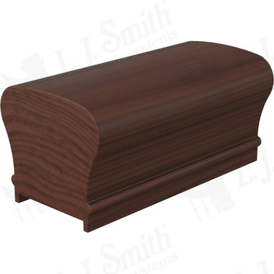 L.J. Smith Plowed Handrail · LJ-6210P-12-W — stair parts selection with LeviArs Design & Remodeling