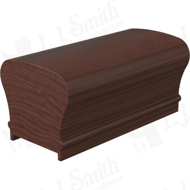 L.J. Smith Plowed Handrail · LJ-6210P-14-W — stair parts selection with LeviArs Design & Remodeling
