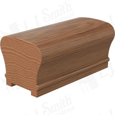 L.J. Smith Plowed Handrail · LJ-6210P0FJ114-WO — stair parts selection with LeviArs Design & Remodeling