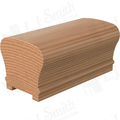 L.J. Smith Plowed Handrail · LJ-6210P0UJ-16-AL — stair parts selection with LeviArs Design & Remodeling