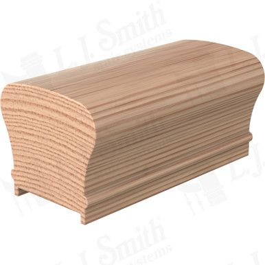 L.J. Smith Plowed Handrail · LJ-6210PC-13-H — stair parts selection with LeviArs Design & Remodeling