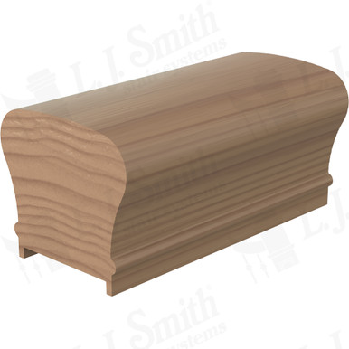 L.J. Smith Plowed Handrail · LJ-6210PC-14-P — stair parts selection with LeviArs Design & Remodeling