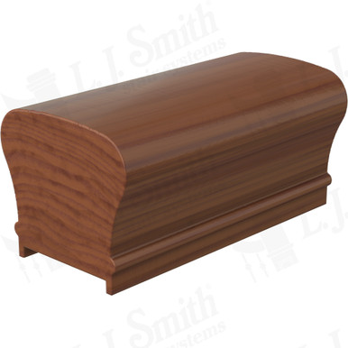 L.J. Smith Plowed Handrail · LJ-6210PC-16-C — stair parts selection with LeviArs Design & Remodeling