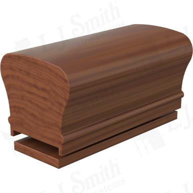 L.J. Smith Plowed Handrail · LJ-6210PSC/6007-08-C — stair parts selection with LeviArs Design & Remodeling