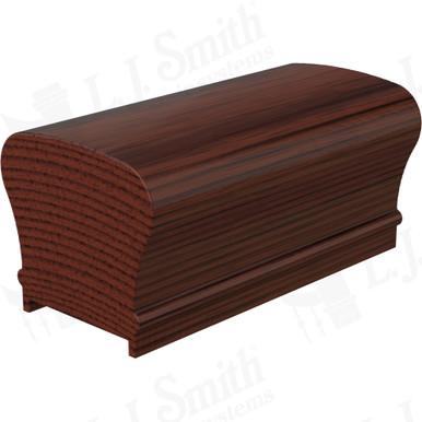 L.J. Smith Plowed Handrail · LJ-6210PFJ114-MH — stair parts selection with LeviArs Design & Remodeling