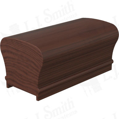 L.J. Smith Plowed Handrail · LJ-6210PFJ118-W — stair parts selection with LeviArs Design & Remodeling