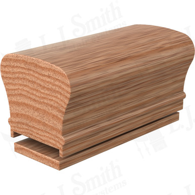 L.J. Smith Plowed Handrail · LJ-6210PSC/6007-10-O — stair parts selection with LeviArs Design & Remodeling