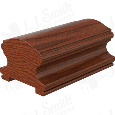L.J. Smith Plowed Handrail · LJ-6400P-10-BRZC — stair parts selection with LeviArs Design & Remodeling