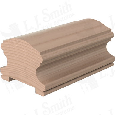 L.J. Smith Plowed Handrail · LJ-6400PFJ1-M — stair parts selection with LeviArs Design & Remodeling