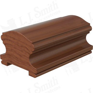 L.J. Smith Plowed Handrail · LJ-6400PFJ118-C — stair parts selection with LeviArs Design & Remodeling