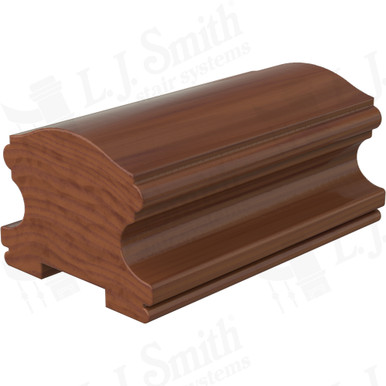 L.J. Smith Plowed Handrail · LJ-6400PS0-10-C — stair parts selection with LeviArs Design & Remodeling