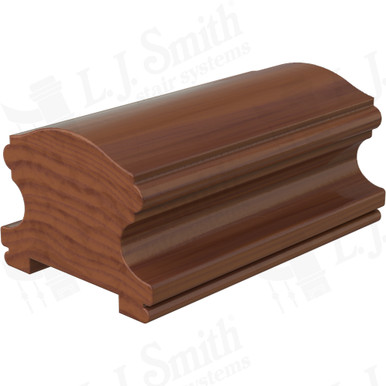 L.J. Smith Plowed Handrail · LJ-6400PSC-08-C — stair parts selection with LeviArs Design & Remodeling