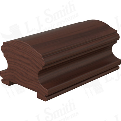 L.J. Smith Plowed Handrail · LJ-6400PSC-08-W — stair parts selection with LeviArs Design & Remodeling