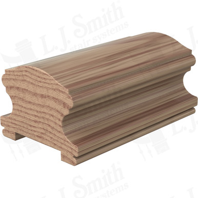 L.J. Smith Plowed Handrail · LJ-6400PSC-12-HK — stair parts selection with LeviArs Design & Remodeling