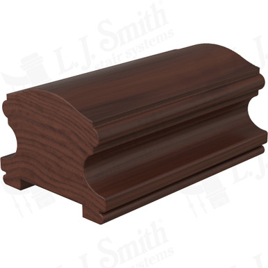 L.J. Smith Plowed Handrail · LJ-6400PSC-12-W — stair parts selection with LeviArs Design & Remodeling