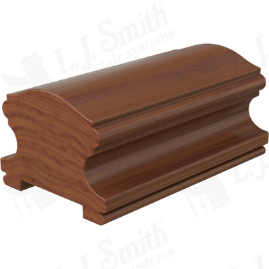 L.J. Smith Plowed Handrail · LJ-6400PSC-14-C — stair parts selection with LeviArs Design & Remodeling