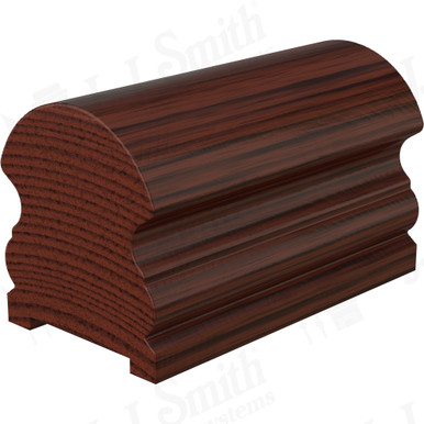 L.J. Smith Plowed Handrail · LJ-6519P-08-MH — stair parts selection with LeviArs Design & Remodeling