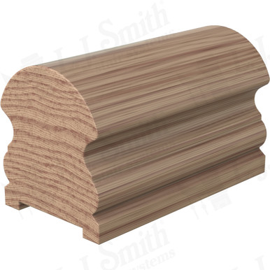 L.J. Smith Plowed Handrail · LJ-6519P-10-HK — stair parts selection with LeviArs Design & Remodeling
