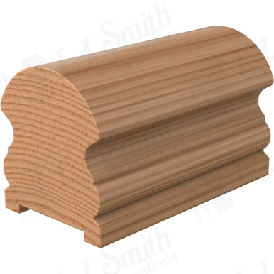 L.J. Smith Plowed Handrail · LJ-6519P-12-AL — stair parts selection with LeviArs Design & Remodeling