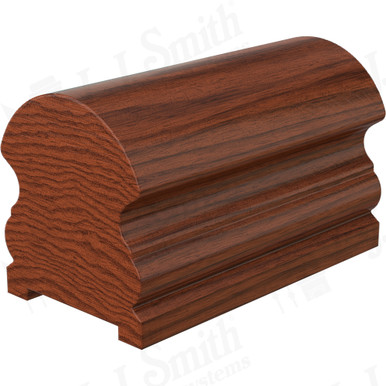L.J. Smith Plowed Handrail · LJ-6519P-12-BRZC — stair parts selection with LeviArs Design & Remodeling