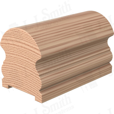 L.J. Smith Plowed Handrail · LJ-6519P-12-H — stair parts selection with LeviArs Design & Remodeling